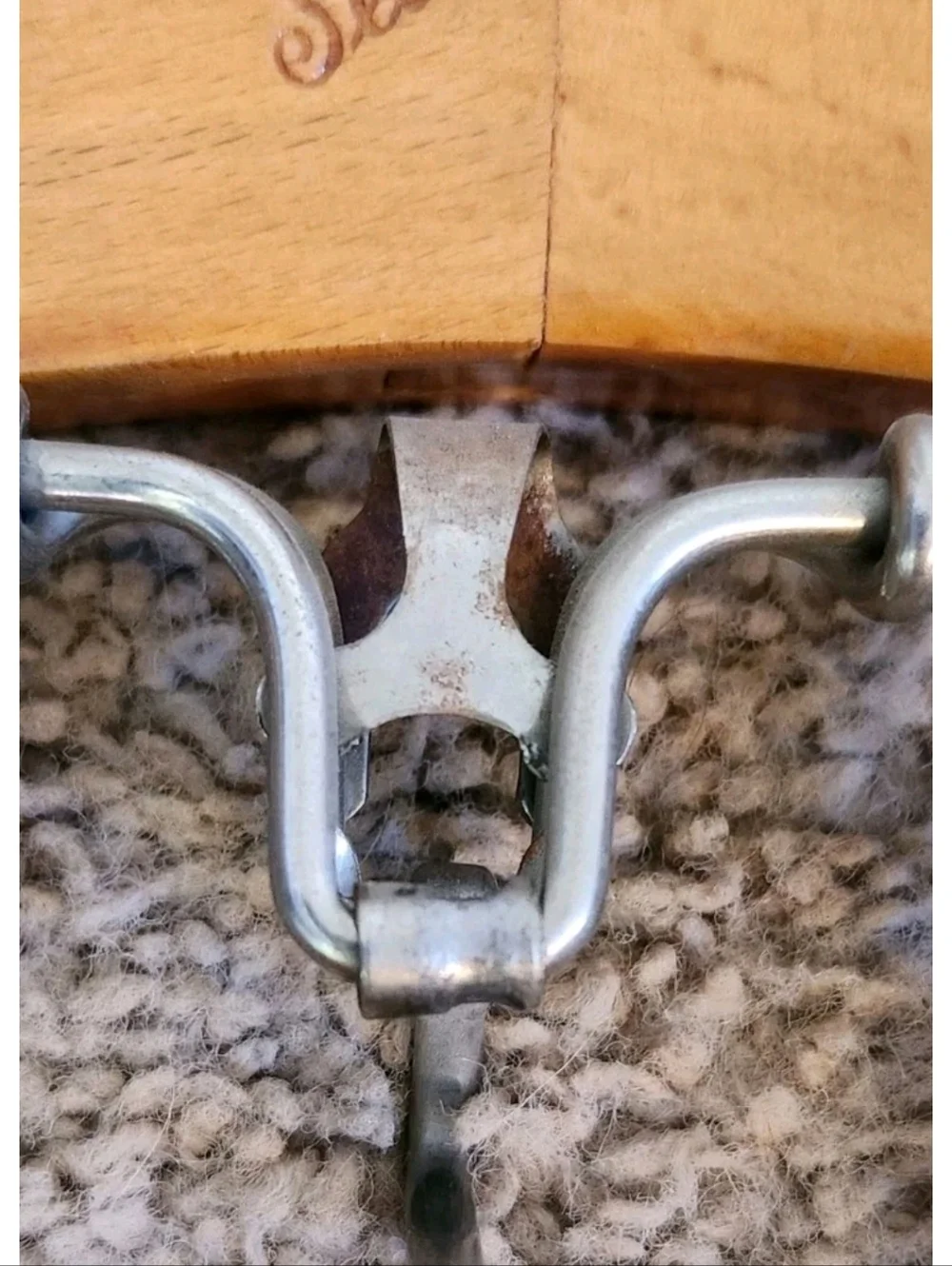 The Setwell Set Of Two Wooden Suit Hangers